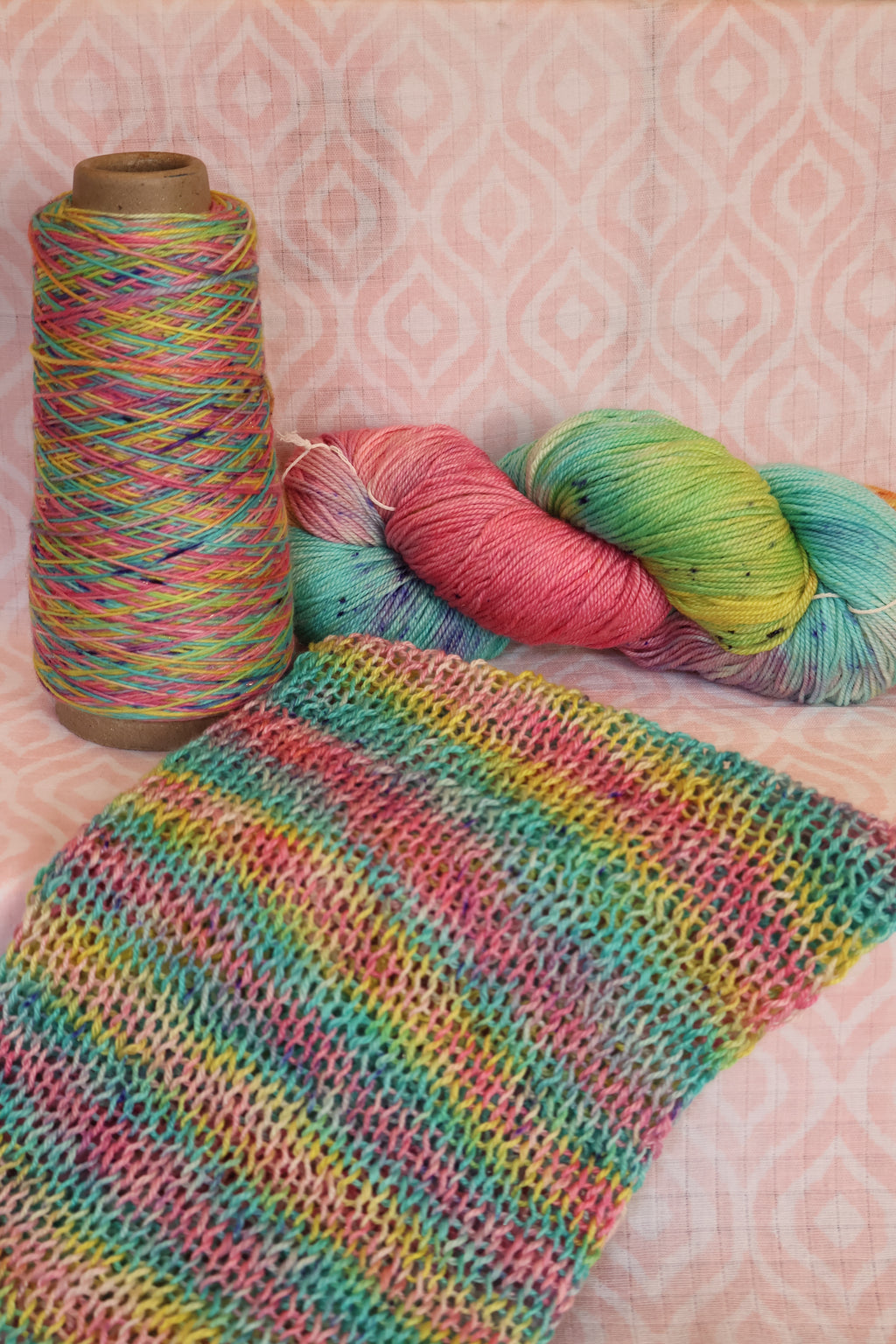Unicorn Hair w/ silver stellina -  Yarn