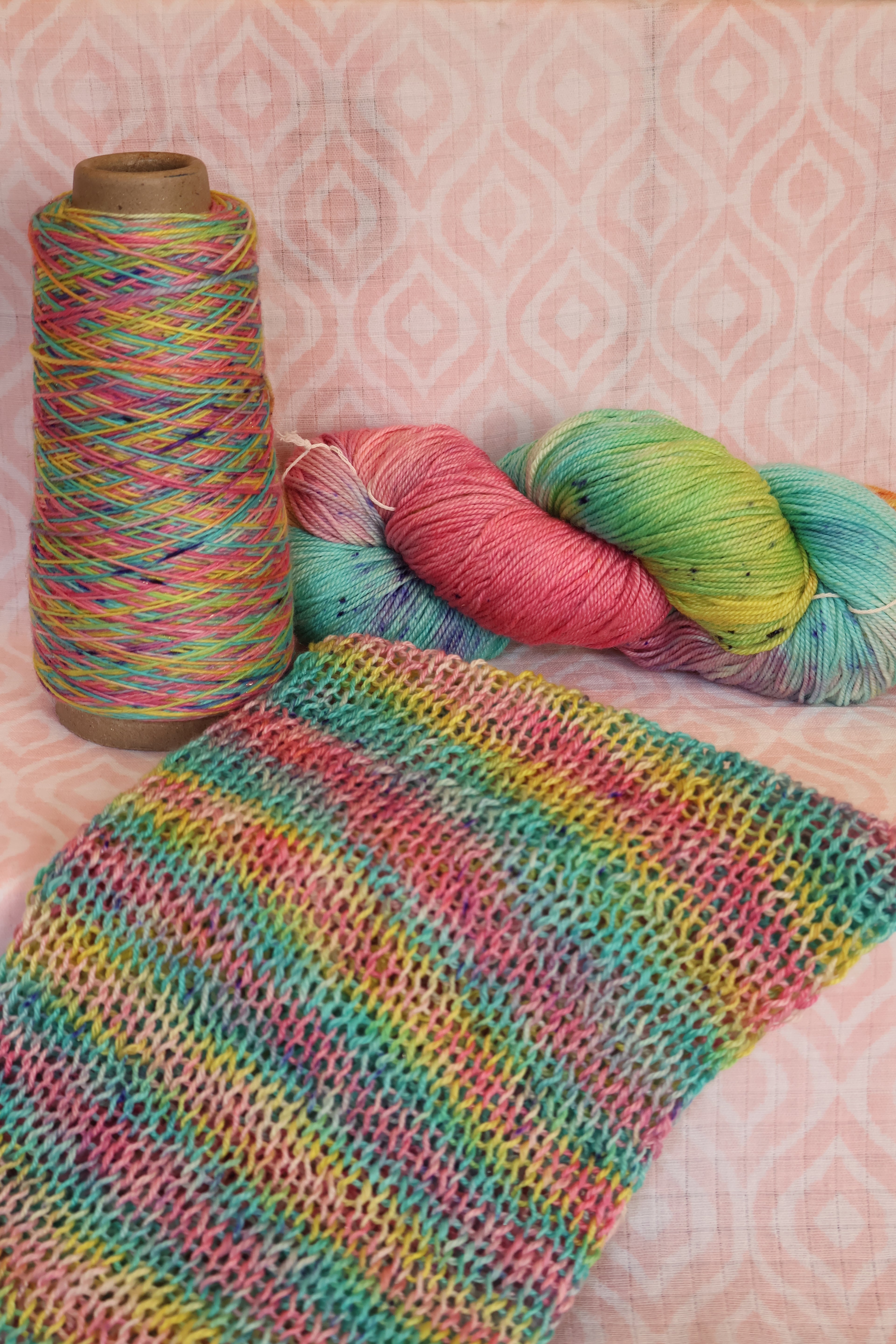 Unicorn Hair w/ silver stellina -  Yarn